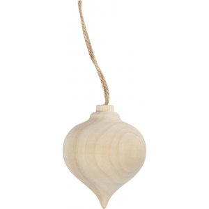 Goutte en bois - Ø5,5 cm Goutte en bois - Ø5,5 cm