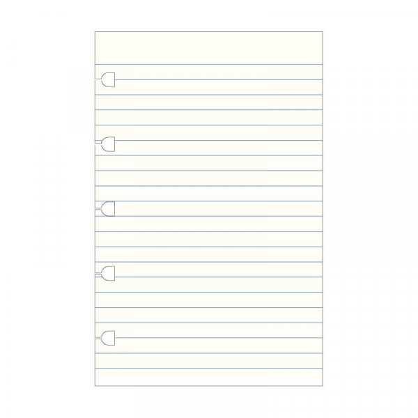 Recharge pour carnet de notes Filofax Pocket