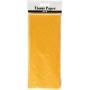 Papier de soie - jaune - 50 x 70 cm - 14 g -10 feuilles