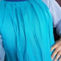 Image client Tissu coton / Tissu en feuille / Tissu uni - Code couleur : 394 - turquoise - 150 cm