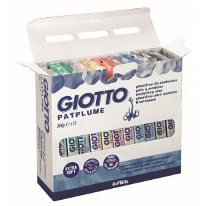 Pâte à modeler Giotto Patplume - 12x350g Pâte à modeler Giotto Patplume - 12x350g
