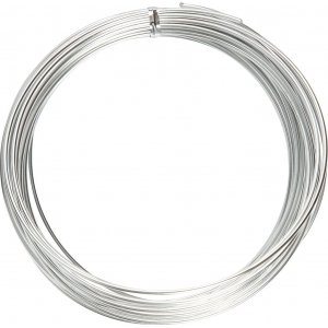 Fil d'aluminium - Ø2 mm - argent - 10 m Fil d'aluminium - Ø2 mm - argent - 10 m