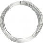 Fil d'aluminium - 2 mm - argent - 10 m