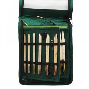 Set à tricoter Bambou - Aiguilles à tricoter fin Deluxe Set à tricoter Bambou - Aiguilles à tricoter fin Deluxe