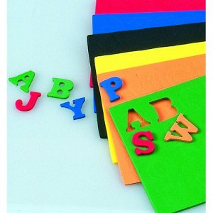 Articles en mousse 15 x 2 mm - Paquet de 156 Lettres Articles en mousse 15 x 2 mm - Paquet de 156 Lettres