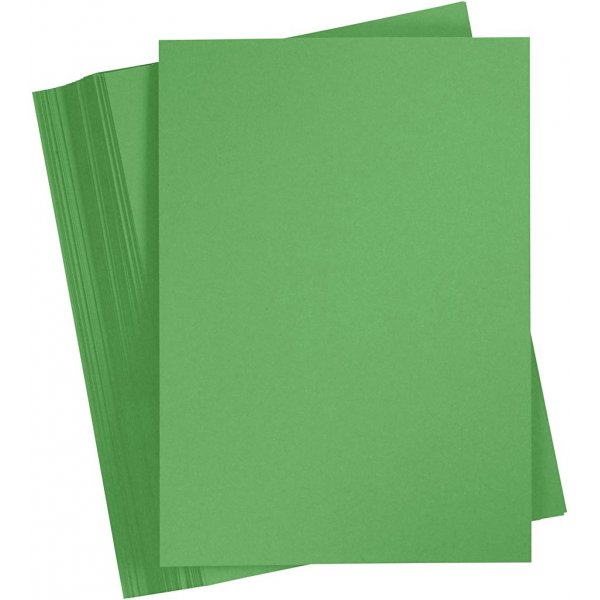 Carton color - vert herbe - A4 - 180 g - 100 feuilles