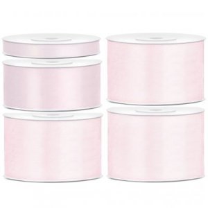 Ruban satiné - 25 m - Rose bébé Ruban satiné - 25 m - Rose bébé