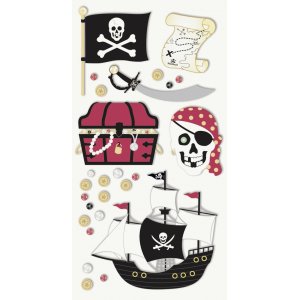 Mélange d'autocollants - Pirates Mélange d'autocollants - Pirates