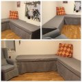 Image client Toile 100% Coton poids moyen Gris clair - 145 cm