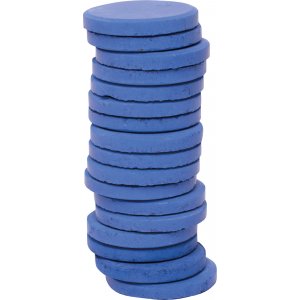 Rondelles de couleur ø 30 mm - bleu - 20 pcs Rondelles de couleur ø 30 mm - bleu - 20 pcs