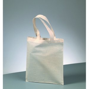 Sac de transport coton 28 x 24 cm - anse courte naturel Sac de transport coton 28 x 24 cm - anse courte naturel