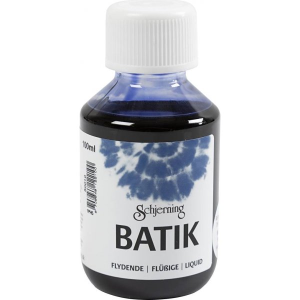 Peinture batik - bleu brillant - 100 ml