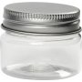 Pot en plastique avec couvercle - 35 ml - 10 pcs