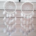Image client Plume de marabout 80 - 100 mm - blanche 2 g ~ 22 pcs.