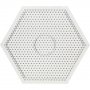 Carreaux de perles - Transparent - Hexagonal - 15x15 cm - 1 pce