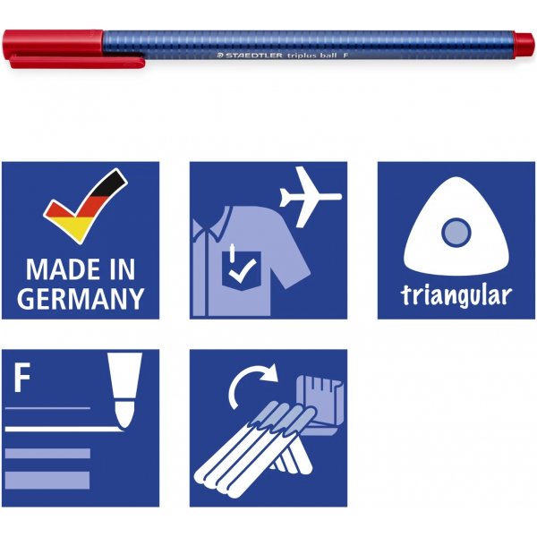 Stylo  bille Triplus F - 4 Stylos