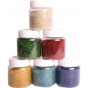 Perles en verre Rocaille - gros paquet Perles en verre Rocaille - gros paquet