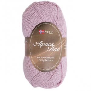 Fil Viking Alpaca Fine 50g - Rose moyen (664) Fil Viking Alpaca Fine 50g - Rose moyen (664)