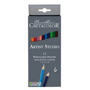 Set de crayons aquarelle Cretacolor Artist Studio Line - 12 crayons Set de crayons aquarelle Cretacolor Artist Studio Line - 12 crayons