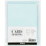 Cartes et enveloppes - bleu clair 11,5 x 16,5 cm - 6 sets