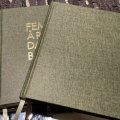 Image client Agenda 5 ans textile A5 - Vert kaki