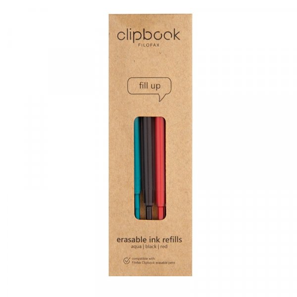 Recharge pour Stylo bille Filofax Clipbook Effaable