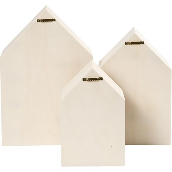 Botes de rangement - maisons - 3 pcs