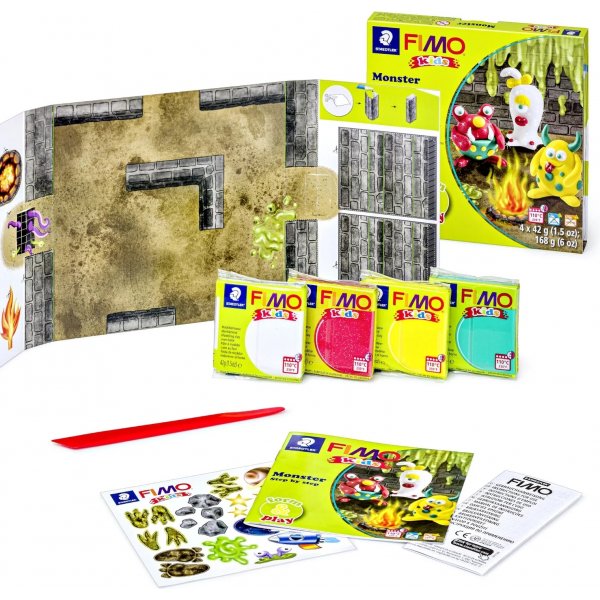 Coffret Fimo Kids Form&Play - Monstre Coffret Fimo Kids Form&Play - Monstre