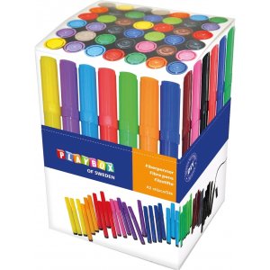 Crayons à fibres épaisses - différentes couleurs - 42 pcs Crayons à fibres épaisses - différentes couleurs - 42 pcs