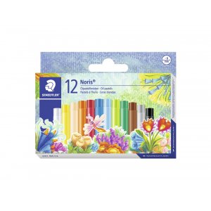 Crayons pastel à l'huile Noris 8 mm - 12 crayons Crayons pastel à l'huile Noris 8 mm - 12 crayons