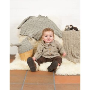 Patron tricot - Pull raglan texturé, cardigan, bonnet et couverture Patron tricot - Pull raglan texturé, cardigan, bonnet et couverture