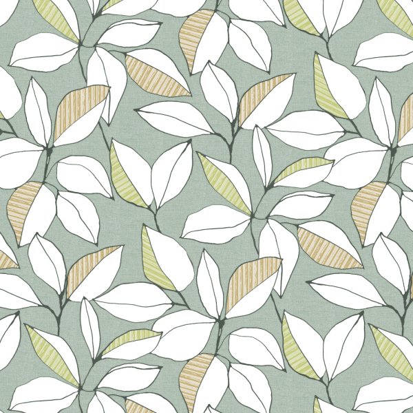 Toile cire PVC Feuilles - Multi