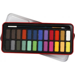 Set aquarelle - couleurs mélangées - 24 pcs Set aquarelle - couleurs mélangées - 24 pcs