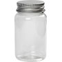 Pot en plastique avec couvercle - 100 ml - 10 pcs