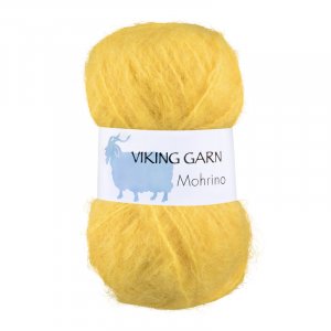 Fil Viking Mohrino 50g - Jaune (540) Fil Viking Mohrino 50g - Jaune (540)