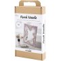 Kit DIY Punch Needle, couleurs pastel, Miroir