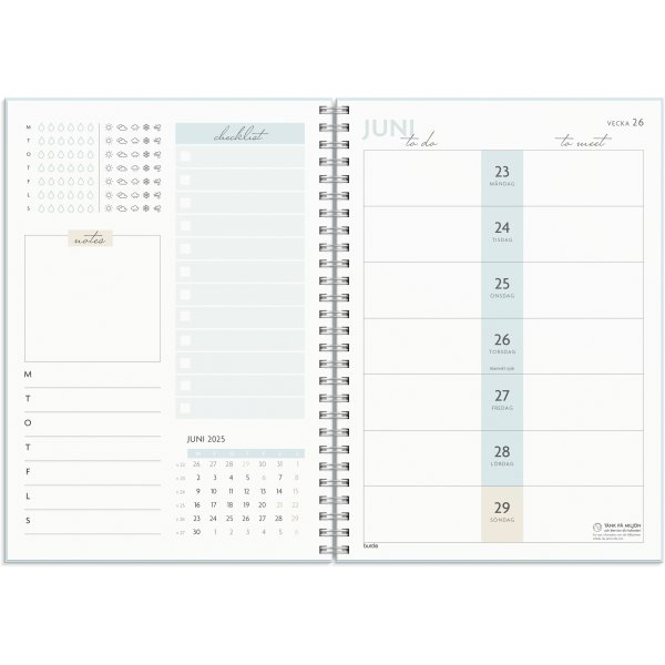 Calendrier 24/25 - Planificateur de vie  faire