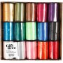 Cordon cadeau - couleurs mlanges - brillant - 15 x 250 m