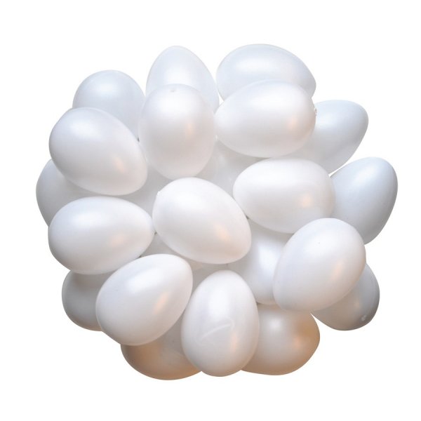 Oeufs en plastique - blancs