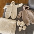 Image client Fil DROPS Alpaca Bouclé Uni Color - 50g - Naturel (0100)