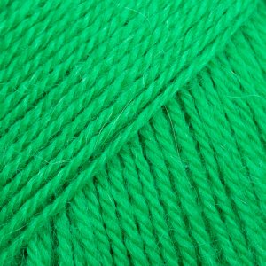 Fil DROPS Flora Uni Color - 50g - Vert perroquet Fil DROPS Flora Uni Color - 50g - Vert perroquet