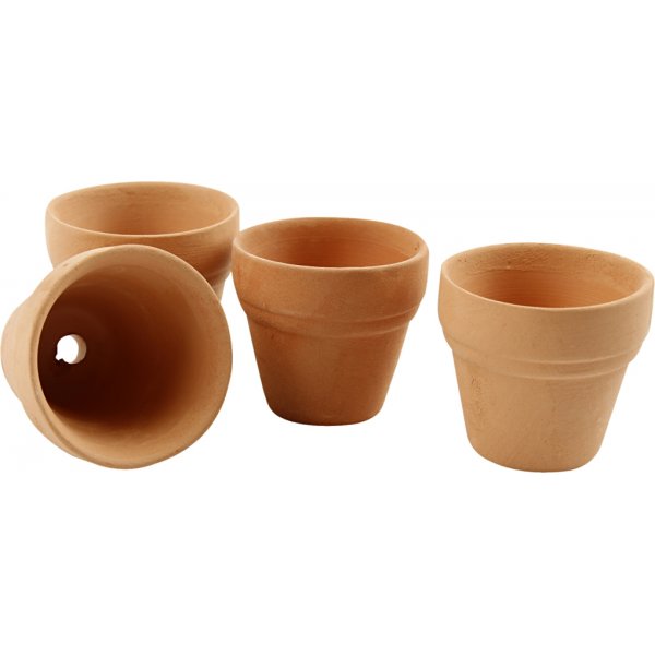 Pots en terre cuite - 3,4 cm - 48 pcs