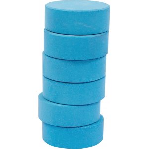 Rondelles de couleur 44 mm - bleu - 6 pcs Rondelles de couleur 44 mm - bleu - 6 pcs