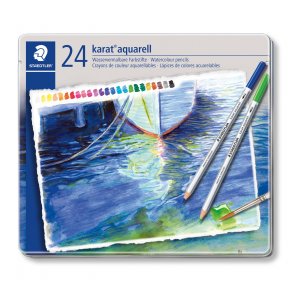Crayons aquarelle Karat - 24 couleurs Crayons aquarelle Karat - 24 couleurs