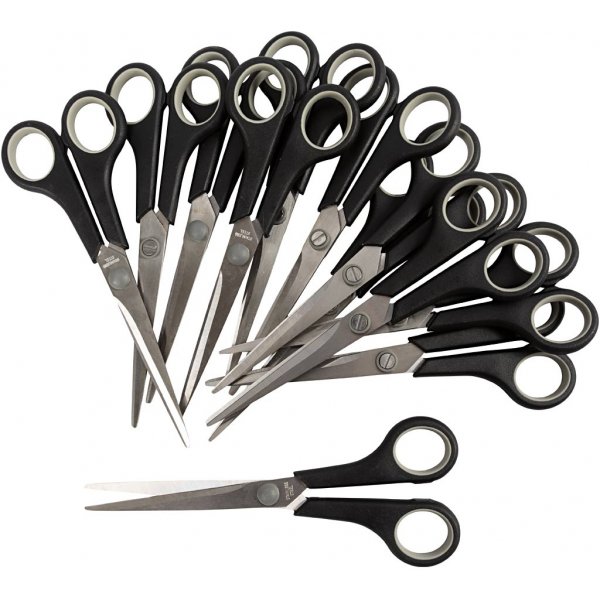 Ciseaux pour enfants - droite et gauche - 17 cm - 12 pcs Ciseaux pour enfants - droite et gauche - 17 cm - 12 pcs