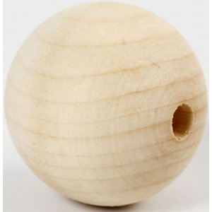 Perles en bois - Ø50 mm - 4 pcs Perles en bois - Ø50 mm - 4 pcs