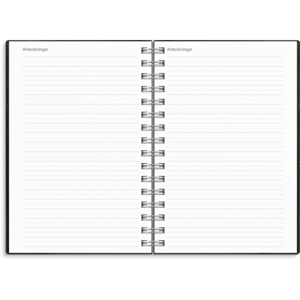 Calendrier 24/25 - Agenda - Twist noir Calendrier 24/25 - Agenda - Twist noir