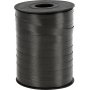 Cordon cadeau - noir - brillant - 250 m