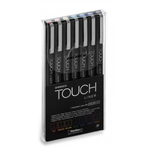 Touch Fineliner 0,1 mm - 7 couleurs Touch Fineliner 0,1 mm - 7 couleurs