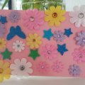 Image client Fleurs autocollantes